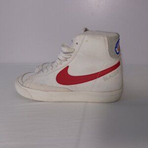 Nike Blazer Mid '77 SE (GS) Big Kids' Shoes White Red DH9700-100 Youth's Size 5Y